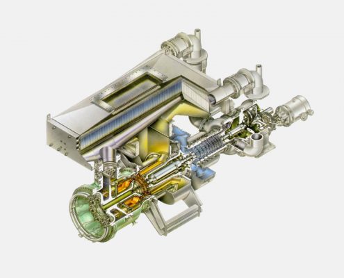 Referenzen, Gas-und Dampfturbinen, Gasturbinrnanlage